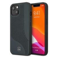 Mercedes Leather Perforated Area - Etui iPhone 13 (granatowy)