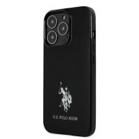 US Polo Assn Horses Logo - Etui iPhone 13 Pro (czarny)