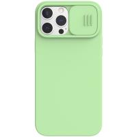 Nillkin CamShield Silky Magnetic - Etui Apple iPhone 13 Pro Max z osłoną aparatu (Mint Green) Nillkin CamShield Silky Magnetic - Etui Apple iPhone 13 Pro Max z osłoną aparatu (Mint Green)