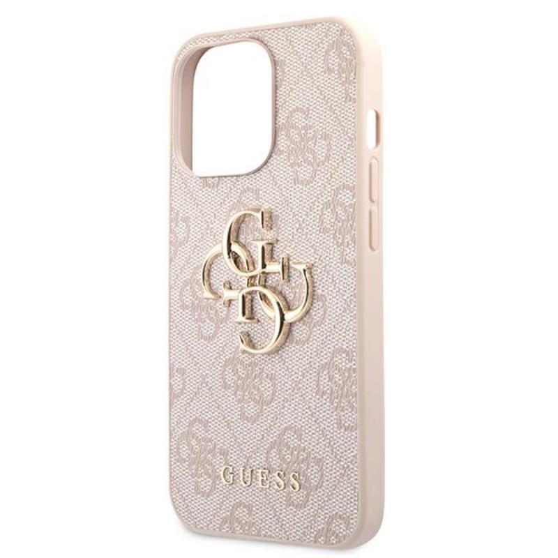 Guess 4G Big Metal Logo - Etui iPhone 13 Pro Max (różowy)