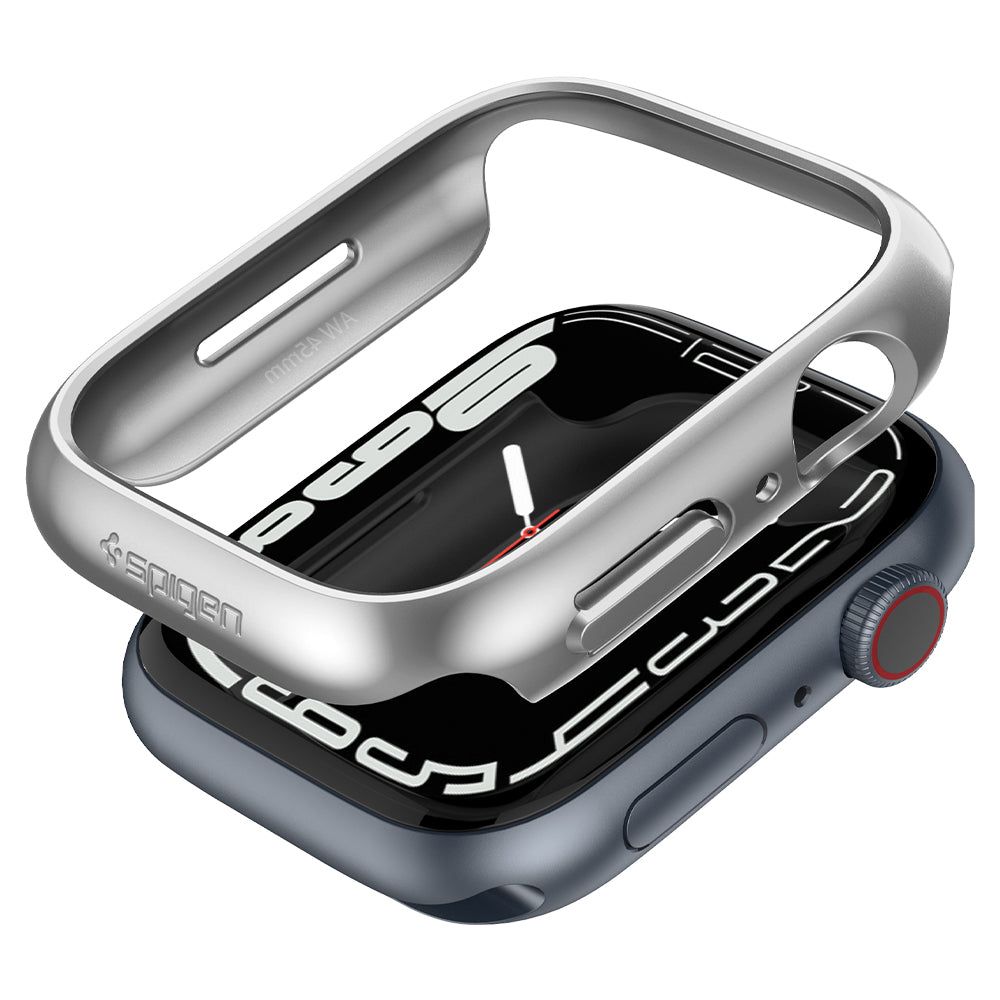 Spigen Thin Fit - Obudowa do Apple Watch 8 / Watch 7 45 mm (grafitowy)