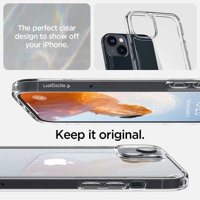 Spigen Ultra Hybrid -  Etui do iPhone 15 Plus / iPhone 14 Plus (Przezroczysty)