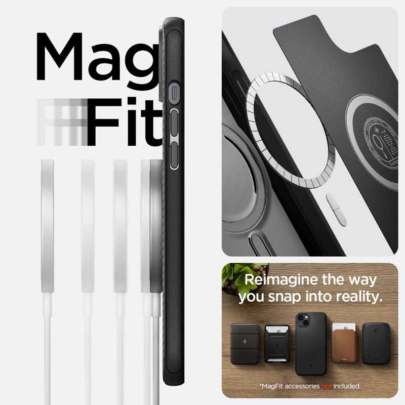 Spigen Mag Armor – Etui do iPhone 15 Plus / iPhone 14 Plus (Czarny)