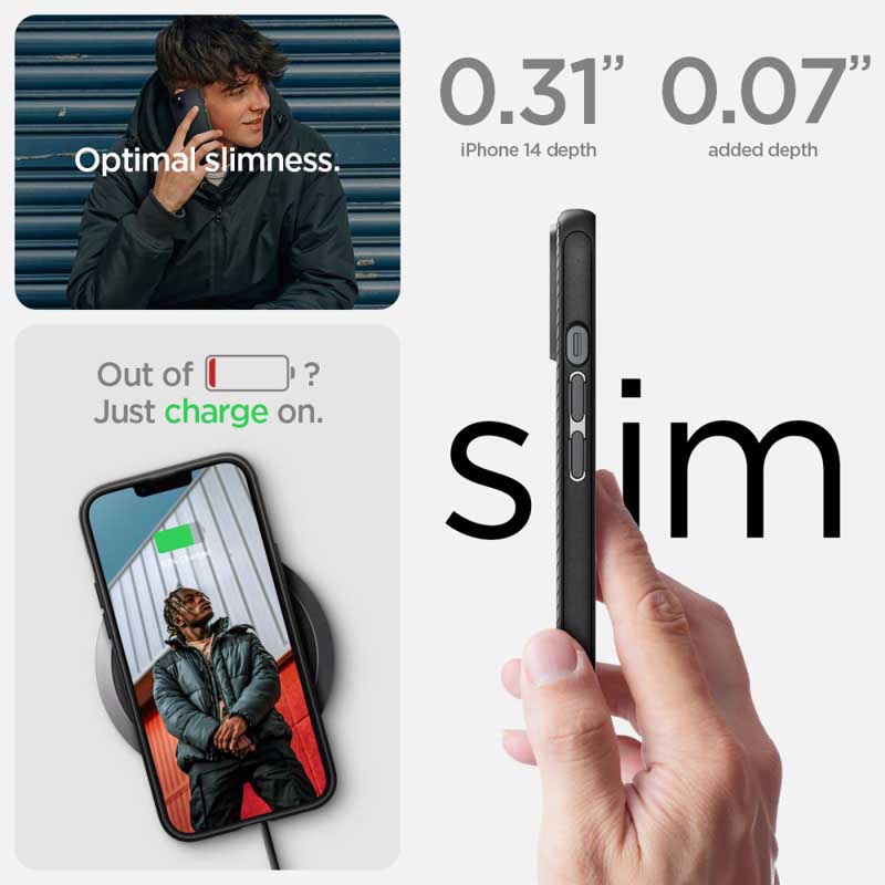 Spigen Mag Armor – Etui do iPhone 15 Plus / iPhone 14 Plus (Czarny)