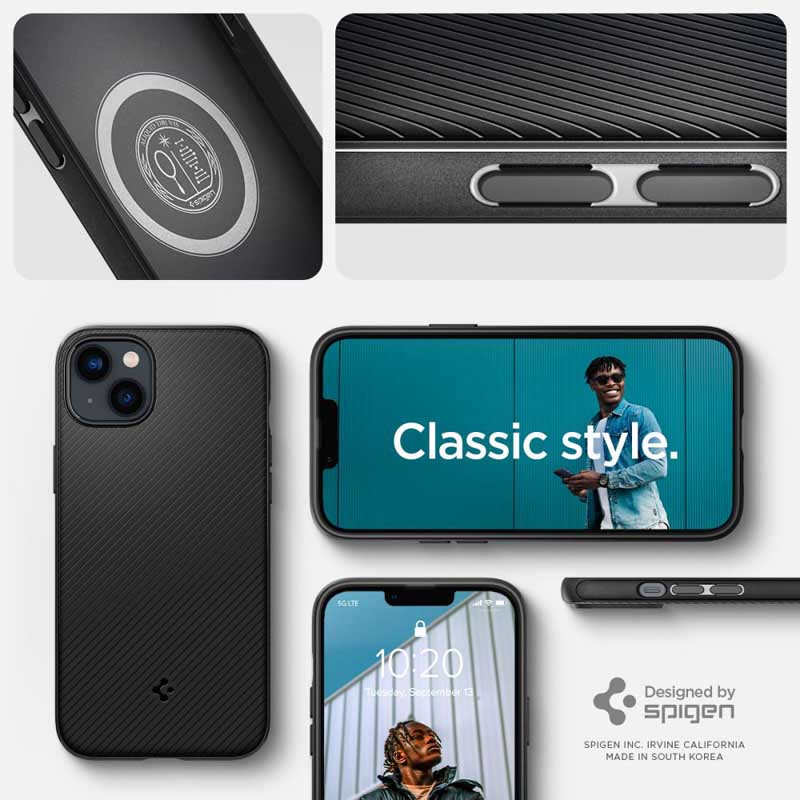 Spigen Mag Armor – Etui do iPhone 15 Plus / iPhone 14 Plus (Czarny)