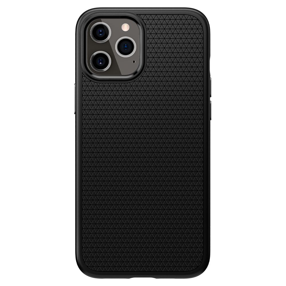 Spigen Liquid Air - Etui do iPhone 12 Pro / iPhone 12 (Czarny)