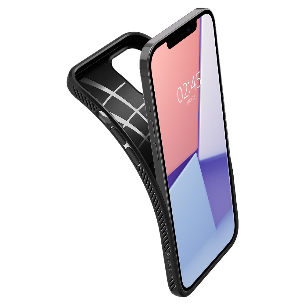 Spigen Liquid Air - Etui do iPhone 12 Pro / iPhone 12 (Czarny)