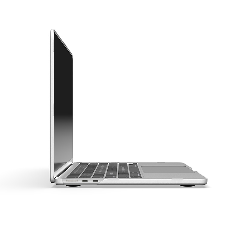 Moshi iGlaze Hardshell Case - Obudowa MacBook Air 13.6" M3 (2024) / M2 (2022) (Stealth Clear)