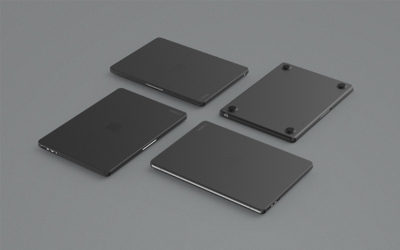 Incase Hardshell Case - Etui MacBook Air 13,6” M4 (2025) / M3 (2024) / M2 (2022) (Dots/Black)