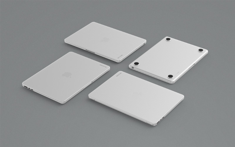 Incase Hardshell Case - Etui MacBook Air 13,6” M4 (2025) / M3 (2024) / M2 (2022) (Dots/Clear)