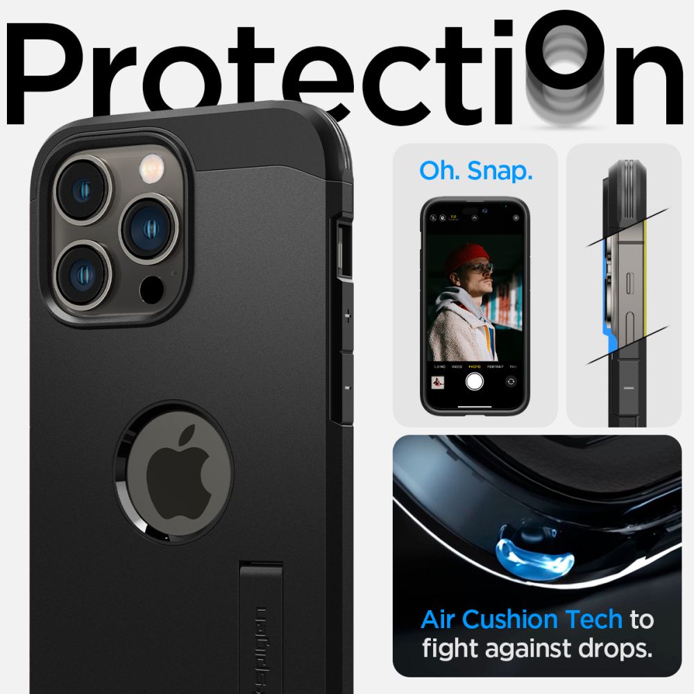 Spigen Tough Armor MagFit - Etui do iPhone 14 Pro MagSafe (czarny)