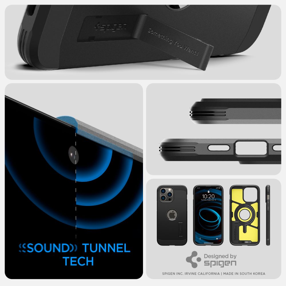 Spigen Tough Armor MagFit - Etui do iPhone 14 Pro MagSafe (czarny)