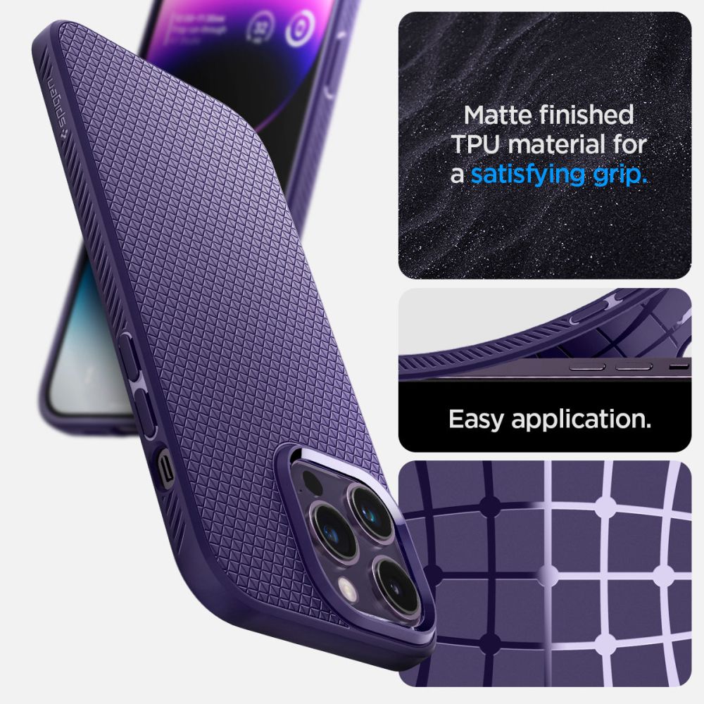 Spigen Liquid Air - Etui do iPhone 14 (fioletowy)