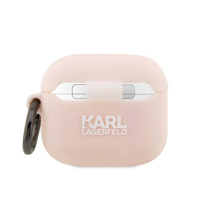 Karl Lagerfeld Silicone NFT Choupette Head 3D - Etui AirPods 3 (różowy)