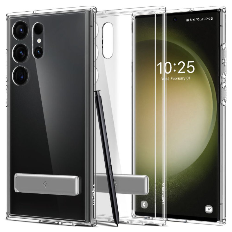 Spigen Ultra Hybrid "S" - Etui do Samsung Galaxy S23 Ultra (Przezroczysty)