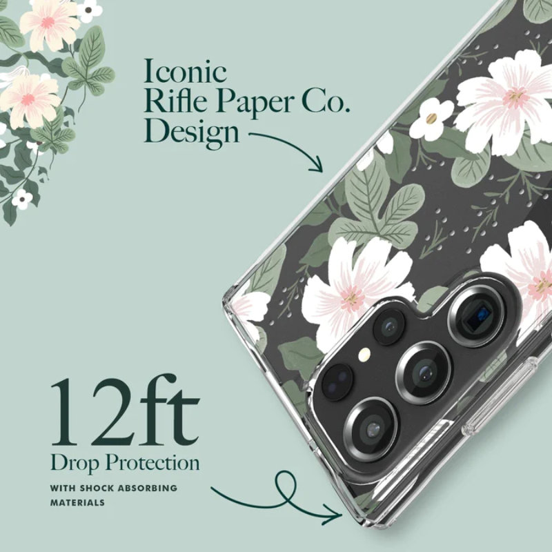 Rifle Paper Clear - Etui Samsung Galaxy S23 Ultra (Willow)