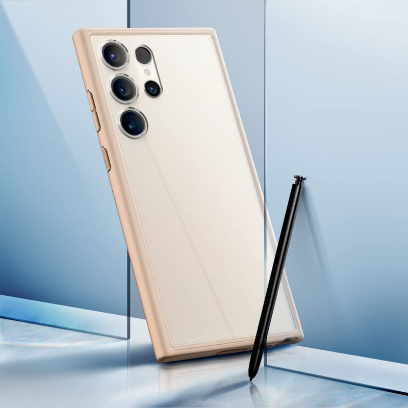 Spigen Ultra Hybrid - Etui do Samsung Galaxy S23 Ultra (Sand Beige)