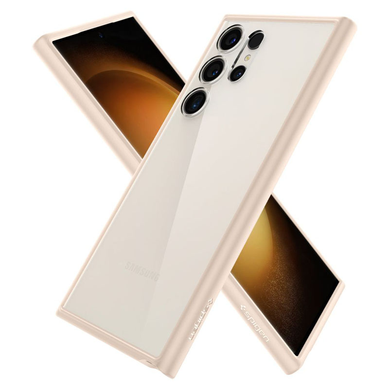 Spigen Ultra Hybrid - Etui do Samsung Galaxy S23 Ultra (Sand Beige)