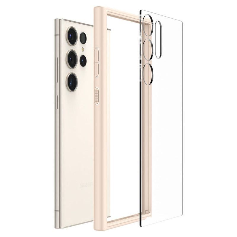 Spigen Ultra Hybrid - Etui do Samsung Galaxy S23 Ultra (Sand Beige)