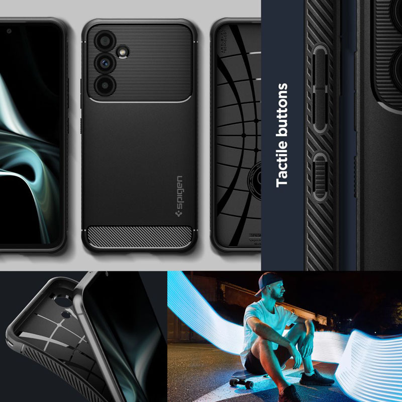 Spigen Rugged Armor - Etui do Samsung Galaxy A54 5G (Czarny)