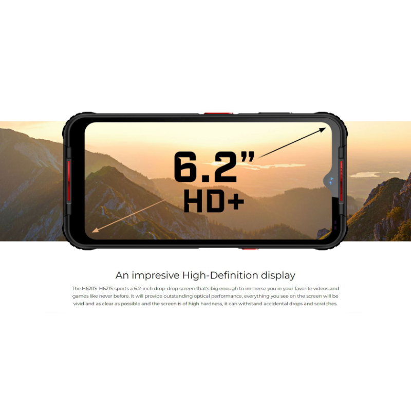 Energizer HardCase H620S - Smartfon pancerny rugged 4GB RAM 64GB 6,2" 4G LTE Dual SIM EU (Czarny)