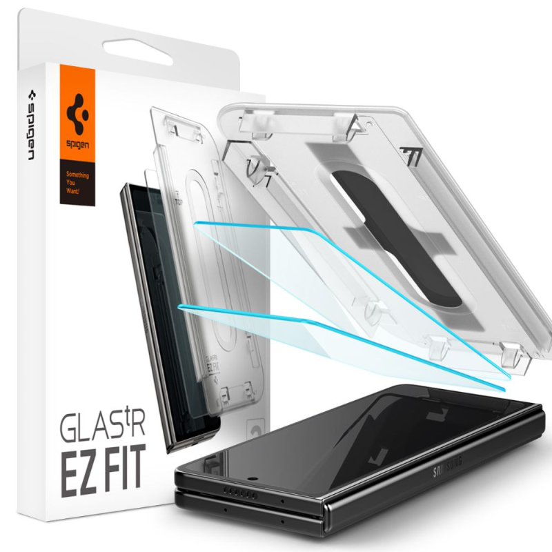 Spigen Glas.TR EZ Fit 2-Pack - Szkło hartowane do Samsung Galax Z Fold 5 (2 sztuki)
