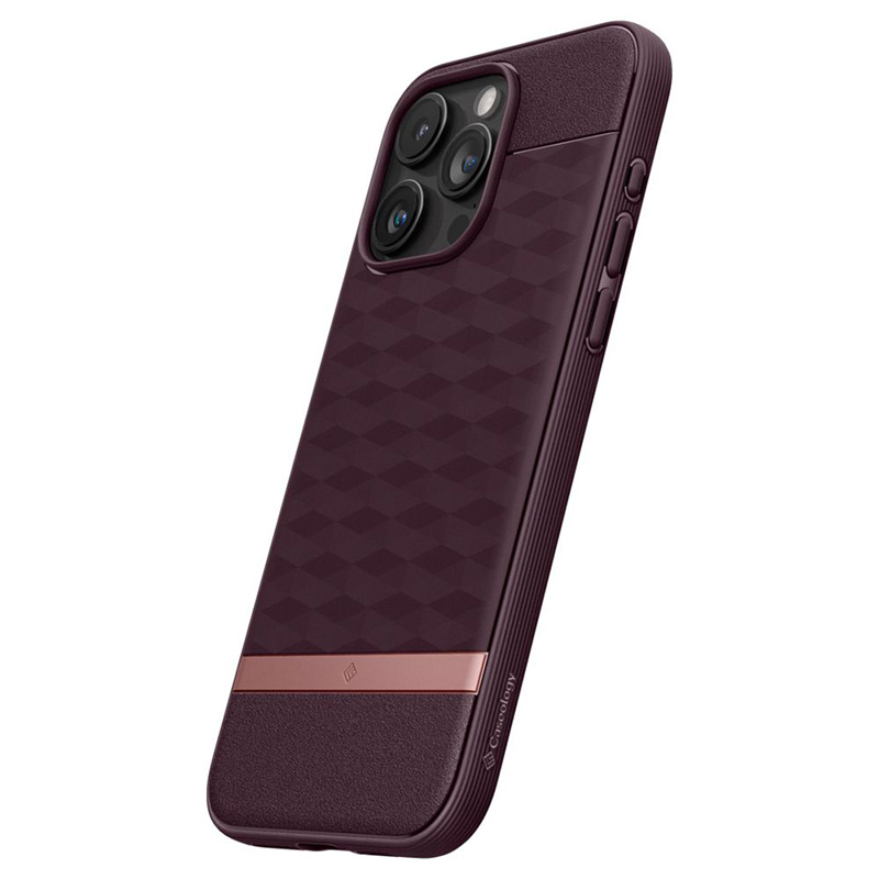 Spigen Caseology Parallax Mag MagSafe - Etui do iPhone 15 Pro (Burgundy)