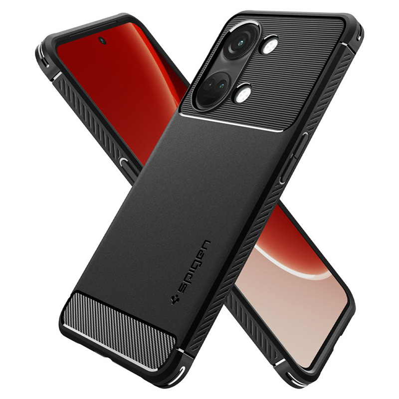 Spigen Rugged Armor - Etui do OnePlus Nord 3 5G (Matte Black)