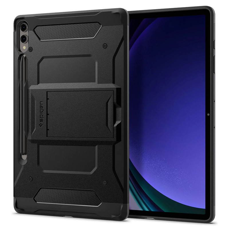 Spigen Tough Armor Pro - Etui do Samsung Galaxy Tab S9+ 12.4" (Czarny)