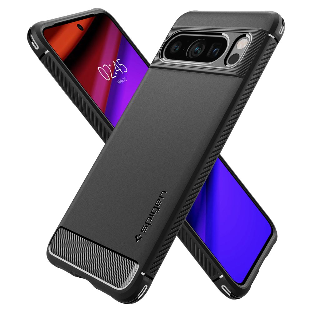 Spigen Rugged Armor - Etui do Google Pixel 8 (Czarny)