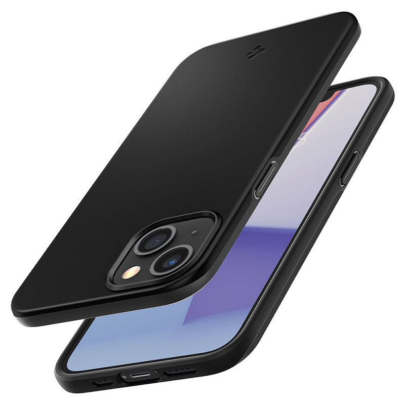 Spigen Thin Fit - Etui do iPhone 13 (Czarny)