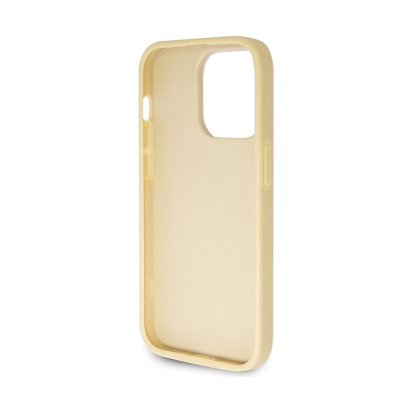 Guess Glitter Script Big 4G - Etui iPhone 14 Pro (złoty)