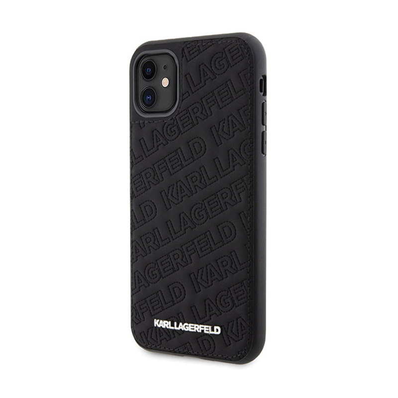 Karl Lagerfeld Quilted K Pattern - Etui iPhone 11 (czarny)