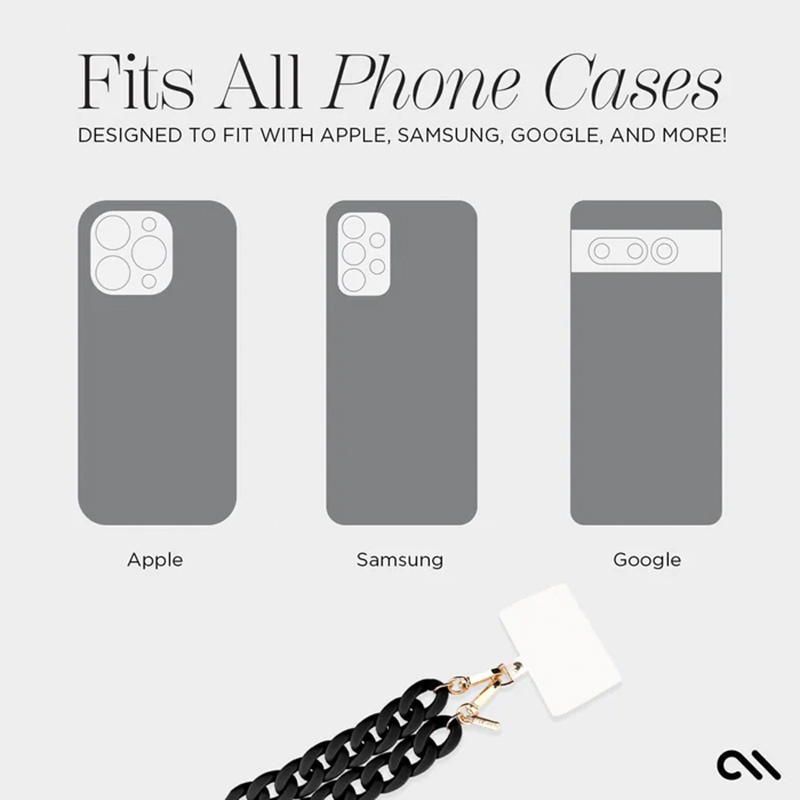 Case-Mate Phone Crossbody Chain – Smycz / Łańcuszek na ramię do telefonu (Black)