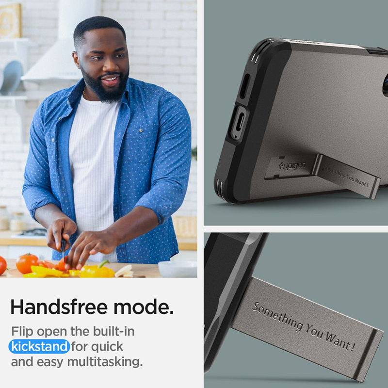 Spigen Tough Armor - Etui do Samsung Galaxy S24 (Gunmetal)