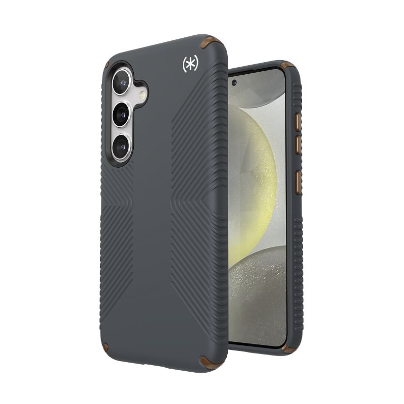 Speck Presidio2 Grip - Etui Samsung Galaxy S24 (Charcoal Grey / Cool Bronze)