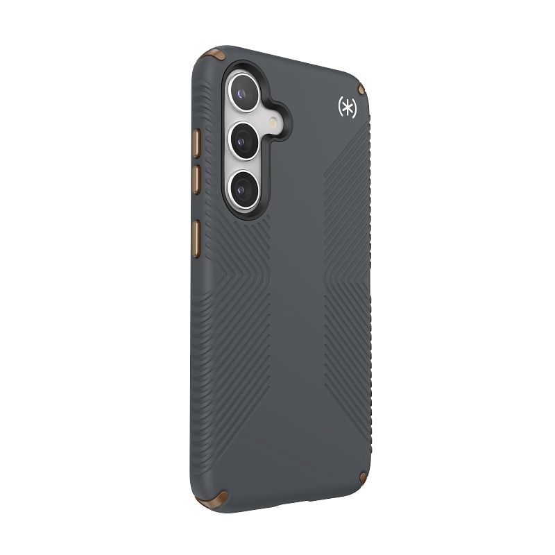 Speck Presidio2 Grip - Etui Samsung Galaxy S24 (Charcoal Grey / Cool Bronze)