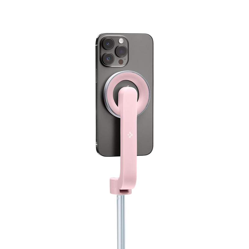 Spigen S570W MagSafe Bluetooth Selfie Stick Tripod - Statyw na smartfon / uchwyt selfie stick (Misty Rose)