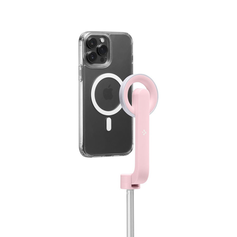 Spigen S570W MagSafe Bluetooth Selfie Stick Tripod - Statyw na smartfon / uchwyt selfie stick (Misty Rose)