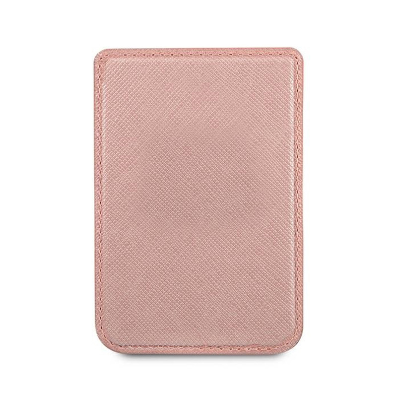 Guess Wallet Card Slot MagSafe Saffiano - Portfel magnetyczny (różowy)