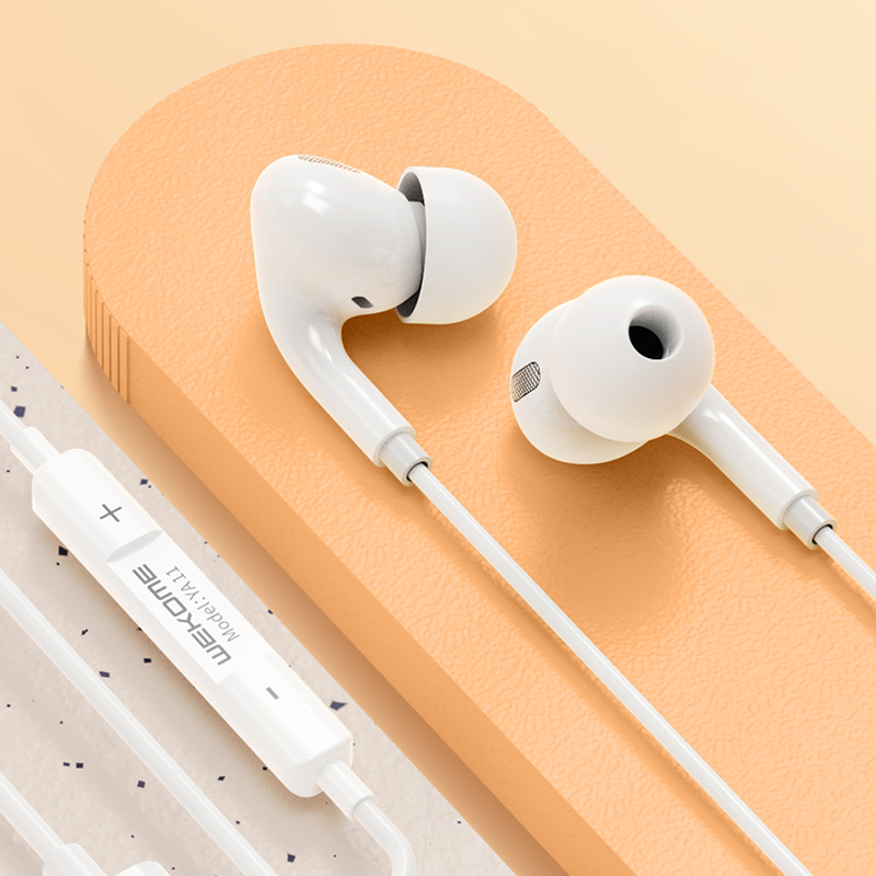 WEKOME YA11 - Słuchawki przewodowe HiFi USB-C (Biały)