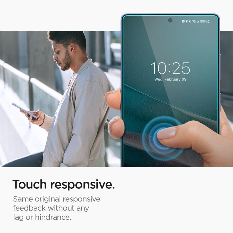 Spigen Glas.TR EZ Fit 2-Pack - Szkło hartowane do Samsung Galaxy S25 Ultra (2 sztuki)