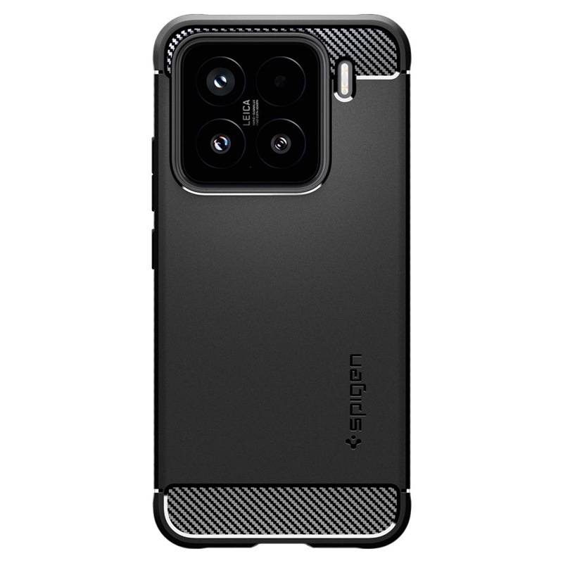 Spigen Rugged Armor - Etui do Xiaomi 15 (Matte Black)