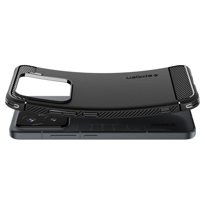 Spigen Rugged Armor - Etui do Xiaomi 15 (Matte Black)