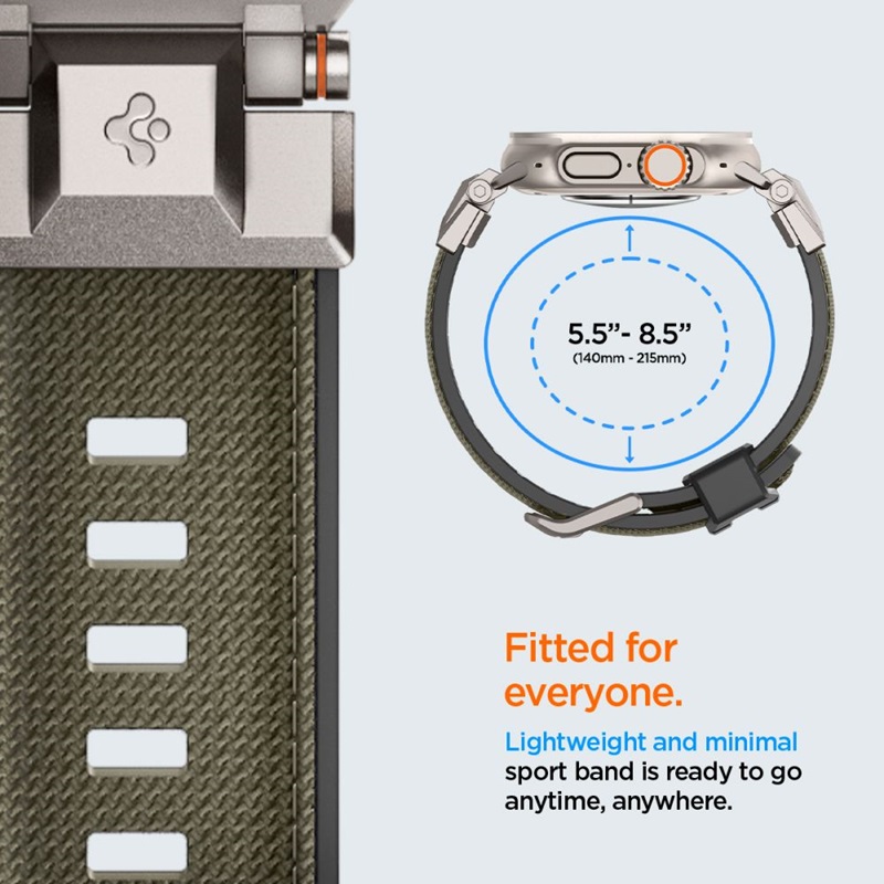 Spigen DuraPro Armor - Pasek do Apple Watch 44/45/46/49 mm (Military Green)