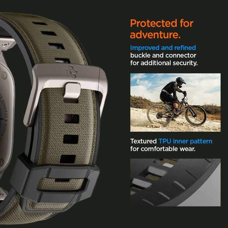 Spigen DuraPro Armor - Pasek do Apple Watch 44/45/46/49 mm (Military Green)
