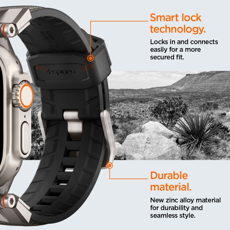 Spigen DuraPro Armor - Pasek do Apple Watch 44/45/46/49 mm (Grey)