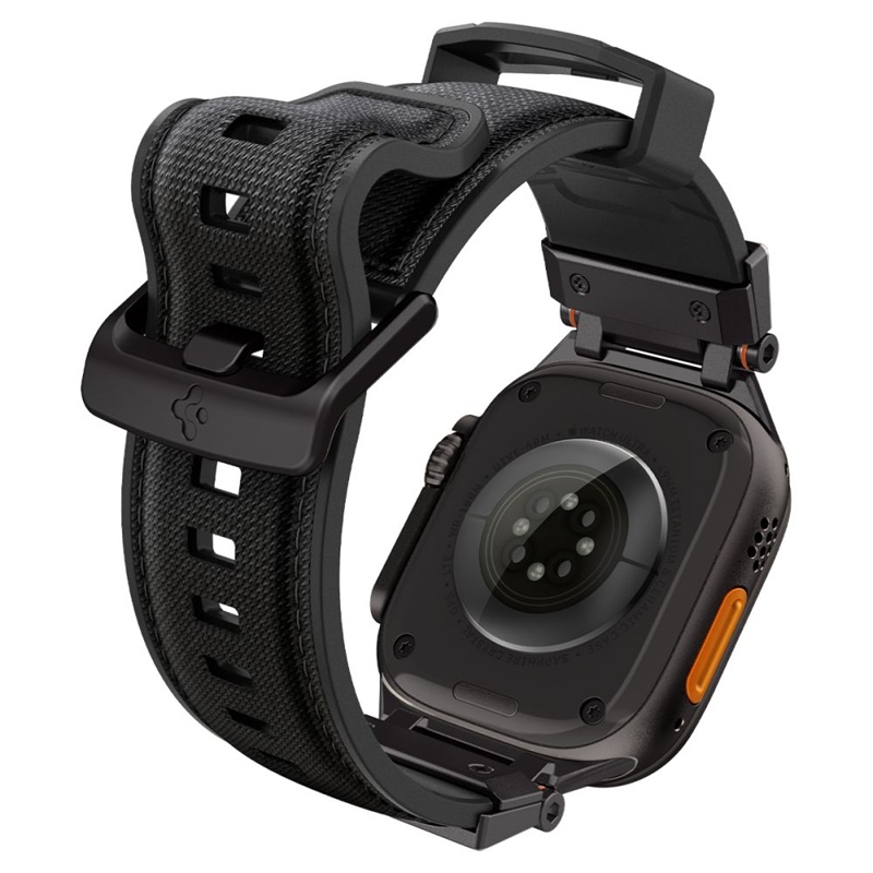Spigen DuraPro Armor - Pasek do Apple Watch 44/45/46/49 mm (Black Edition)