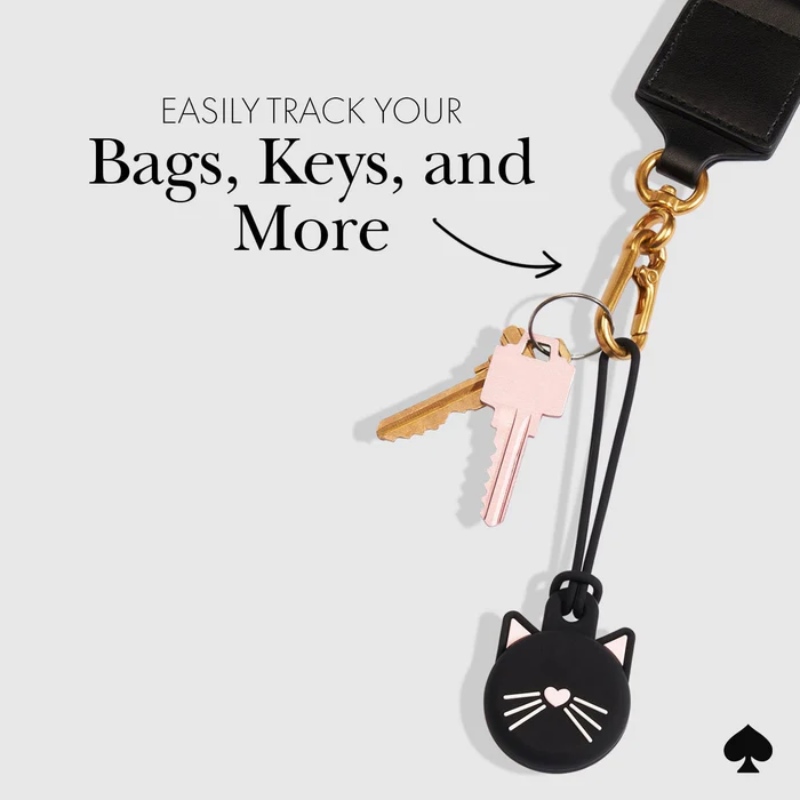 Kate Spade New York Holder - Etui ochronne brelok do Apple AirTag (Black Cat)
