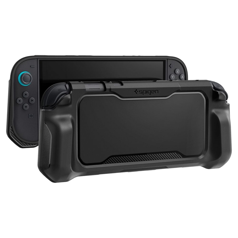Spigen Rugged Armor - Etui do Nintendo Switch 2 (Matte Black)